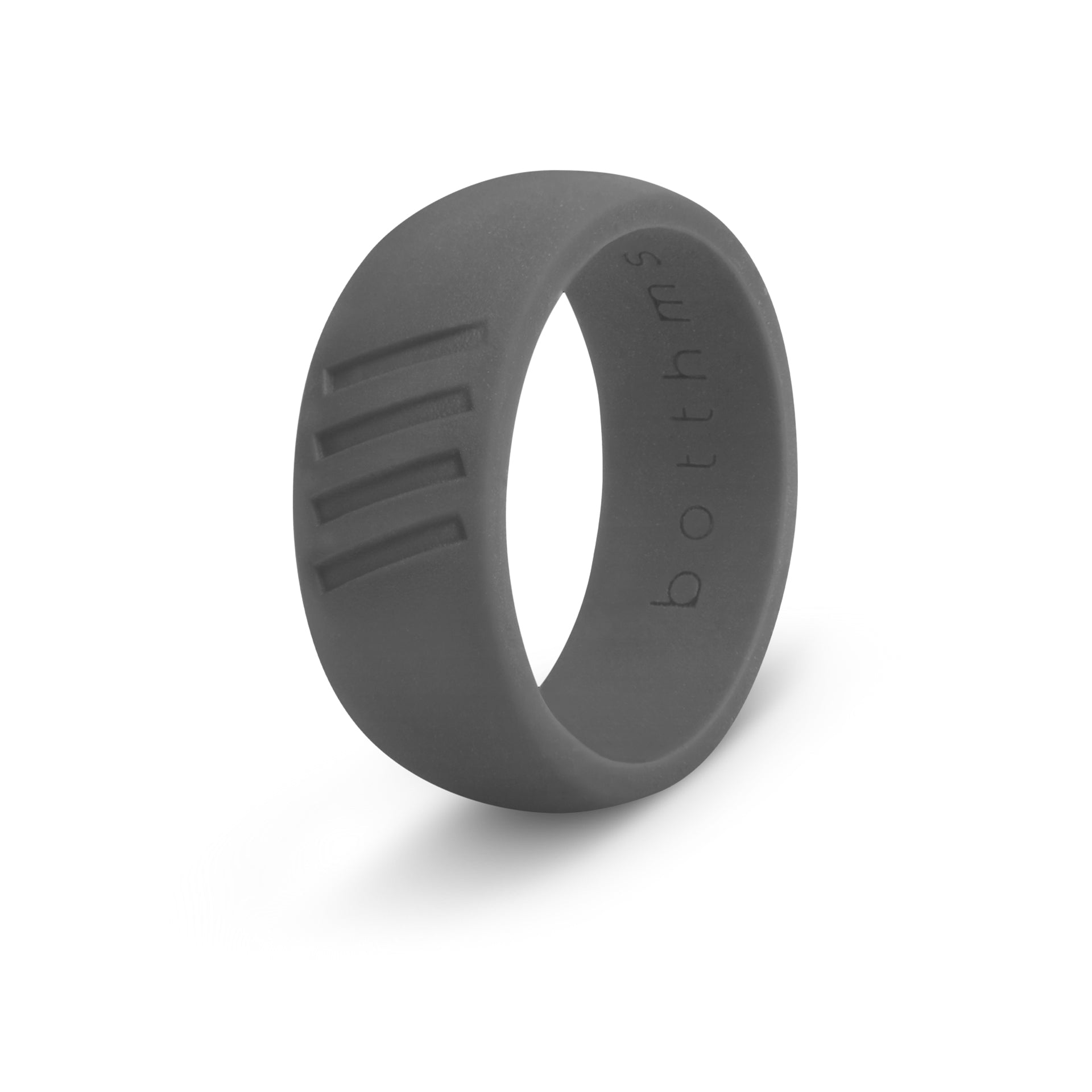 botthms Charcoal Active Stripes Silicone Ring